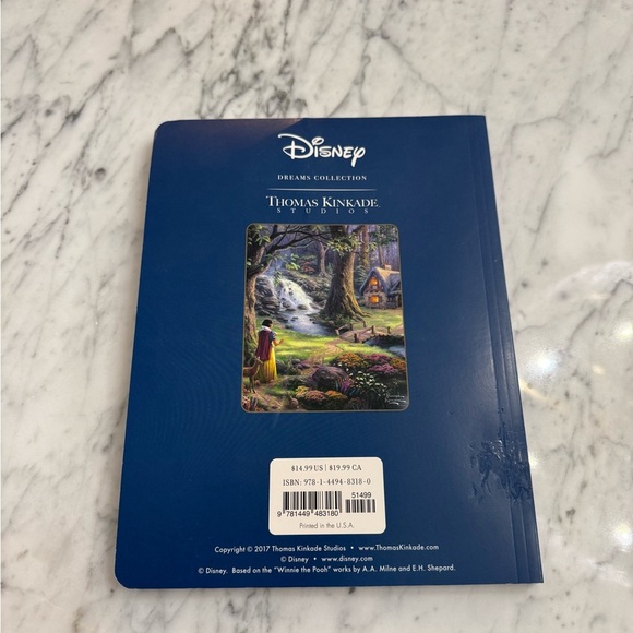 EXCELLENT! Disney Dreams Collection Thomas Kinkade Studios Coloring Book 2017 - Picture 5 of 5